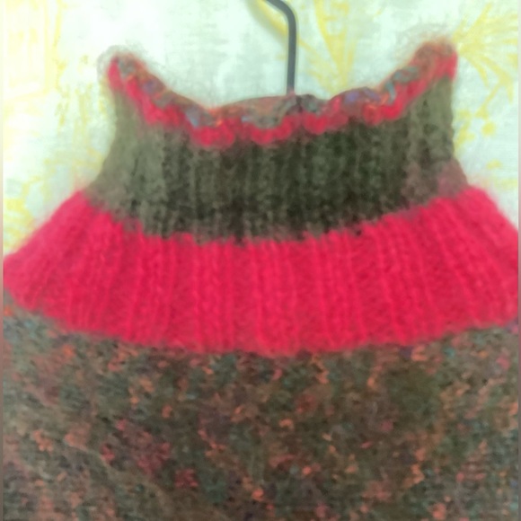 One-of-a-Kind Hand Knit Mohair Sweater - Picture 7 of 9